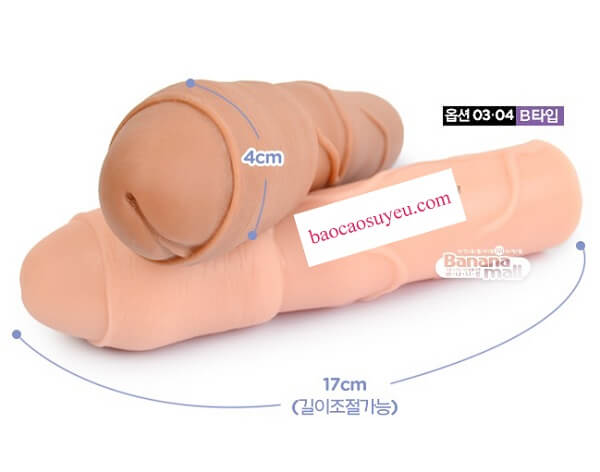 Bao cao su đôn dên 6 phân màu da mềm
