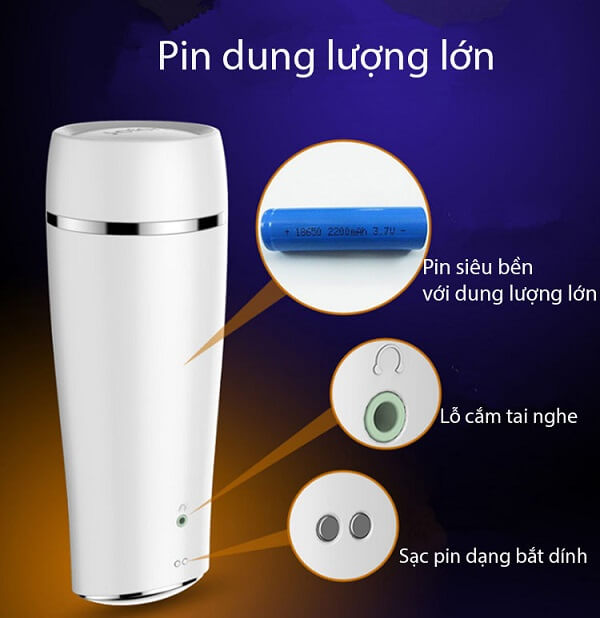Cơ chế hoạt động của cốc thủ dâm này là mô phỏng hình thức tình dục mang tên gọi oral sex Cơ chế hoạt động của cốc thủ dâm này là mô phỏng hình thức tình dục mang tên gọi oral sex