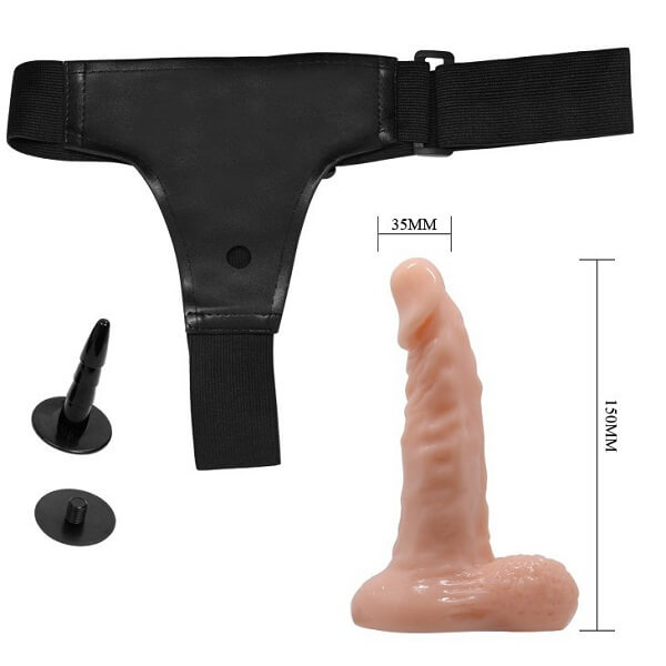Dương vật giả có dây đeo đặc ruột Ultra Harness không rung Dương vật giả có dây đeo đặc ruột Ultra Harness không rung