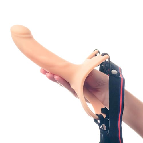 Dương vật giả rỗng ruột có dây đeo Hollow Strap-On Curved Dong cho nam Dương vật giả rỗng ruột có dây đeo Hollow Strap-On Curved Dong cho nam
