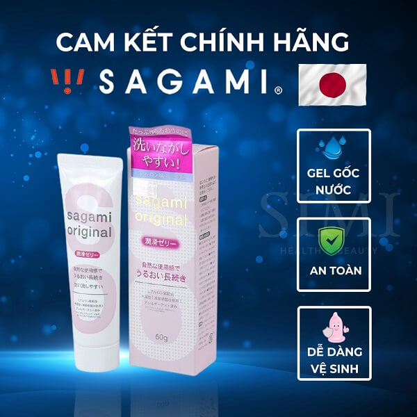Gel bôi trơn Sagami Original với tính năng bôi trơn tốt, tạo sự trơn tru, mềm mại giúp họ tự tin yêu dễ dàng hơn, cho cả hai thăng hoa cuộc yêu thêm dài lâu Gel bôi trơn Sagami Original với tính năng bôi trơn tốt, tạo sự trơn tru, mềm mại giúp họ tự tin yêu dễ dàng hơn, cho cả hai thăng hoa cuộc yêu thêm dài lâu