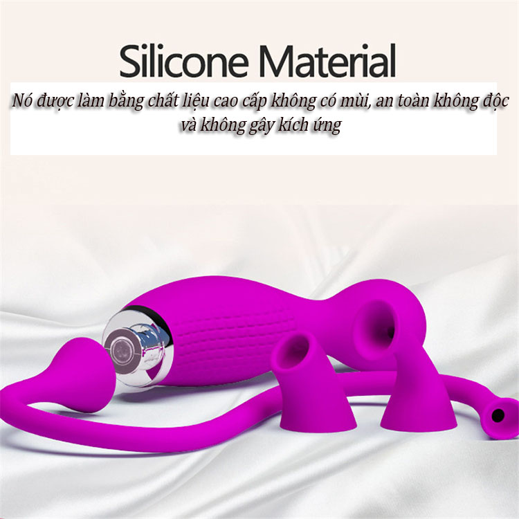 Silicon mềm mại cạ và hút âm đạo lên đỉnh ngay