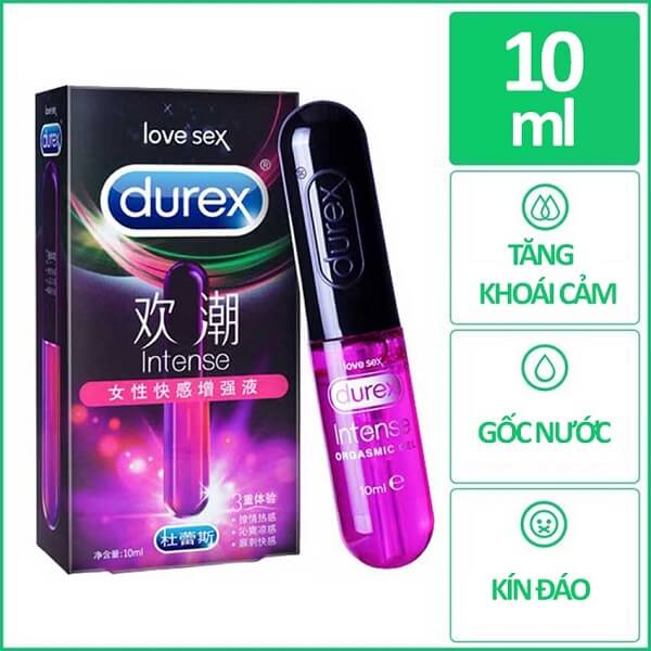 Gel bôi trơn Durex Intense Orgasmic tăng kích thích và khoái cảm nữ chính hãng tại baocaosuyeu.com Gel bôi trơn Durex Intense Orgasmic tăng kích thích và khoái cảm nữ chính hãng tại baocaosuyeu.com
