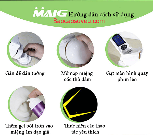 Trình tự thủ dâm với âm đạo giả silicon