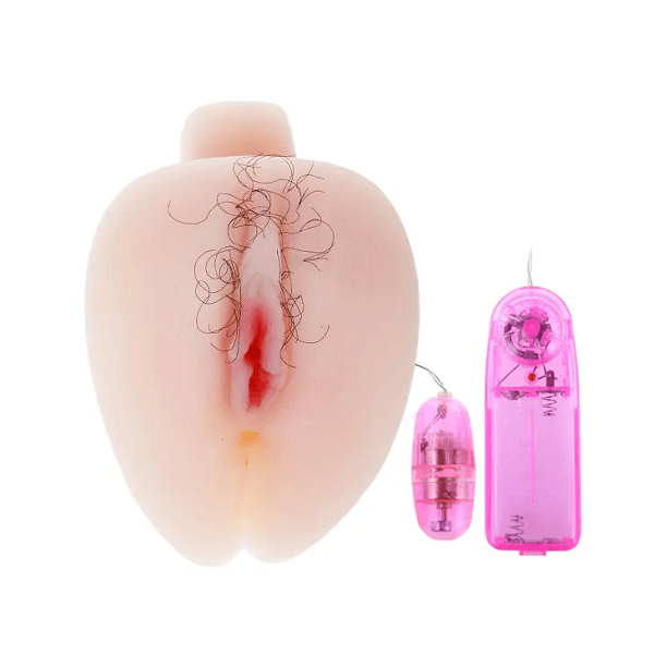 Âm đạo giả cao cấp dạng mông nguyên khối có lông