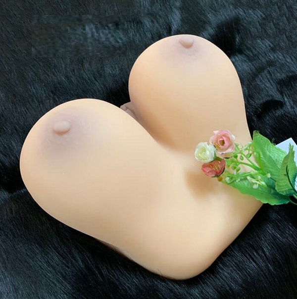 Ngực giả silicon trần có lỗ âm đạo - Sextoy cho Nam