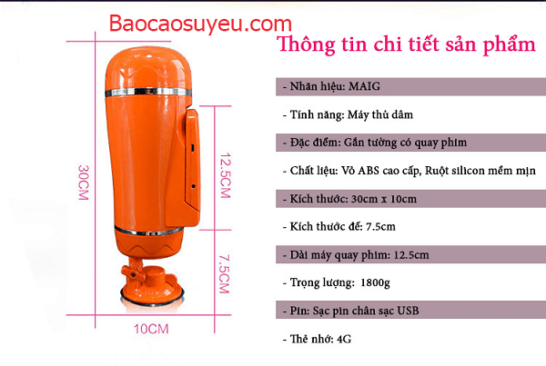 Thông tin chi tiết âm đạo giả MAIG nhập khẩu