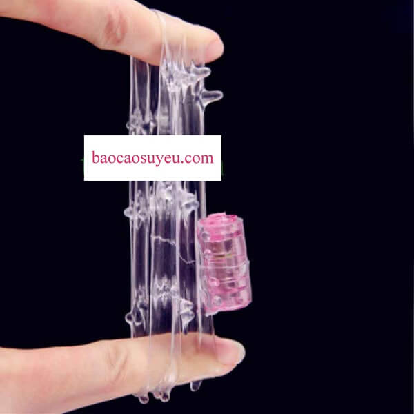 Bao cao su tăng kích thước có chất liệu silicone mềm dẻo, ôm khít dương vật một cách chắc chắn Bao cao su tăng kích thước có chất liệu silicone mềm dẻo, ôm khít dương vật một cách chắc chắn