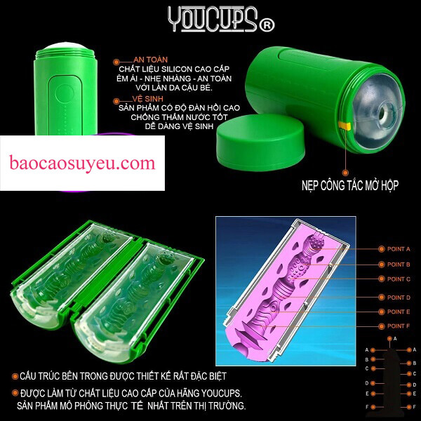 Bướm giả có vô số viên bi và rãnh của chiếc âm đạo giả mang lại cảm giác như quan hệ với người thật Bướm giả có vô số viên bi và rãnh của chiếc âm đạo giả mang lại cảm giác như quan hệ với người thật