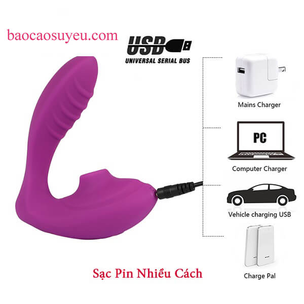 Dễ dàng tìm thấy sự kết nối nguồn điện với máy bú âm vật giúp nàng dễ dàng giải tỏa nhu cầu tình dục 