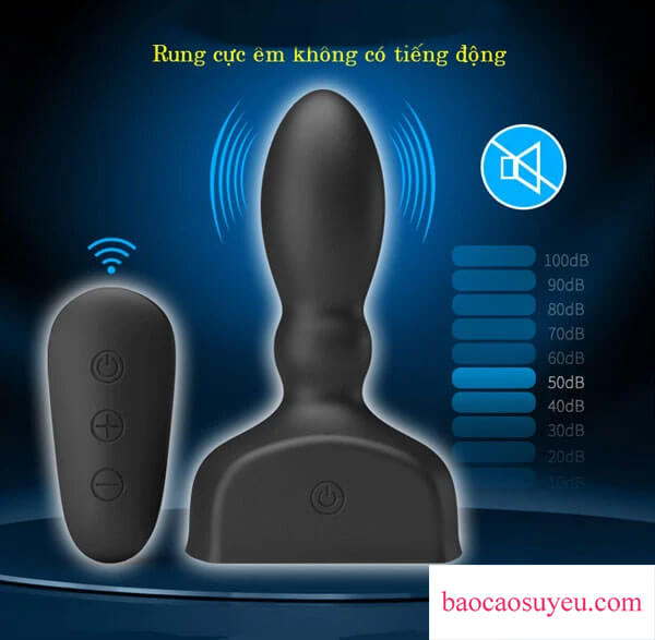 Máy massage hậu môn với động cơ rung mạnh mẽ không gây tiếng ồn giúp bạn thoải mái thủ dâm hơn Máy massage hậu môn với động cơ rung mạnh mẽ không gây tiếng ồn giúp bạn thoải mái thủ dâm hơn