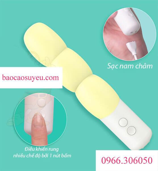 Dễ dàng điều khiển máy rung âm đạo mini chỉ với 2 nút bấm và không làm gián đoạn cuộc "yêu" Dễ dàng điều khiển máy rung âm đạo mini chỉ với 2 nút bấm và không làm gián đoạn cuộc "yêu"