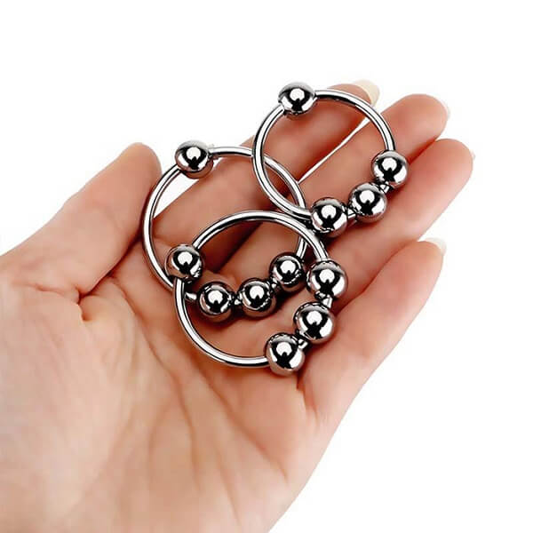VÒNG ĐEO DƯƠNG VẬT INOX 4 BI - Đồ chơi tình dục nam giới VÒNG ĐEO DƯƠNG VẬT INOX 4 BI - Đồ chơi tình dục nam giới
