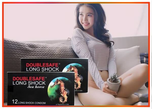Bao Cao su Cá Ngựa Long Shock DoubleSafe SeaHorse Bao Cao su Cá Ngựa Long Shock DoubleSafe SeaHorse