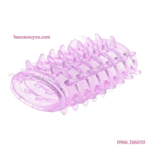 Bao đôn từ chất liệu silicone cao cấp, vô cùng nhiều gai mềm mại trên bề mặt hỗ trợ tăng tiếp xúc sở hữu âm đạo Bao đôn từ chất liệu silicone cao cấp, vô cùng nhiều gai mềm mại trên bề mặt hỗ trợ tăng tiếp xúc sở hữu âm đạo
