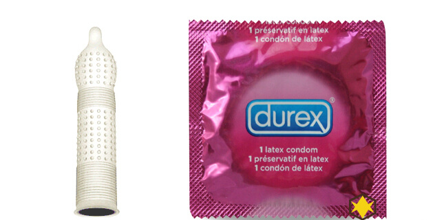 Bao cao su với gân và gai nhỏ xung quanh