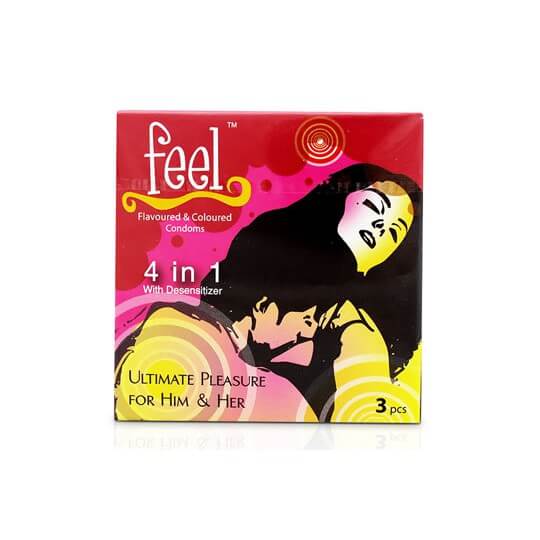 Bao Cao Su Feel 4 In 1 Hộp 3 Cái