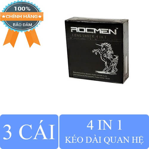 Bao cao su rocmen đen 3s là sản phẩm vượt trội