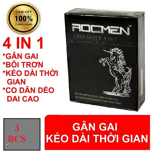 So sánh giá Bao cao su rocmen đen kéo dài thời gian quan hệ hộp 3 cái