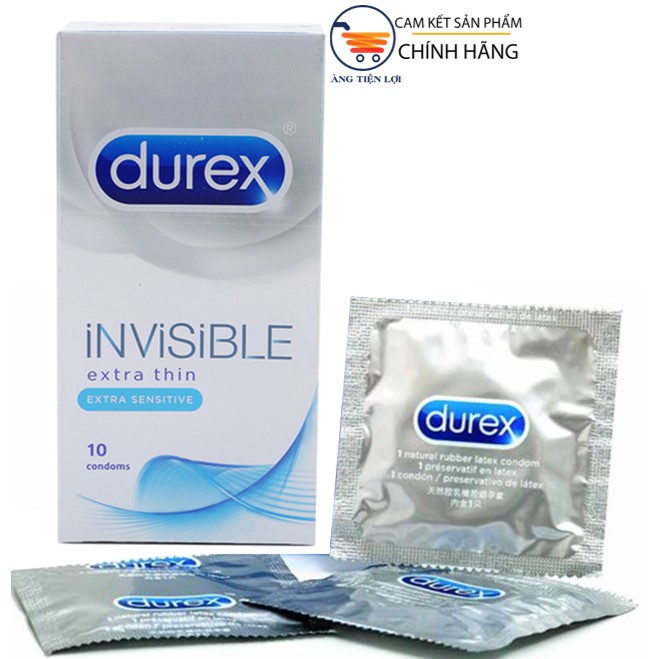 Bao Cao Su Siêu Mỏng Durex Invisible