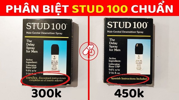Phân Biệt Stud 100 Thật Giả Chính Hãng - chai xịt stud 100 Phân Biệt Stud 100 Thật Giả Chính Hãng - chai xịt stud 100