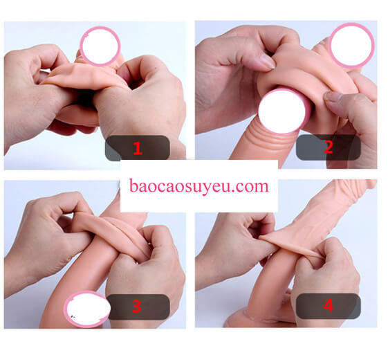 Bao cao su đôn dên làm to và dài dương vật - Đồ chơi tình dục Bao cao su đôn dên làm to và dài dương vật - Đồ chơi tình dục