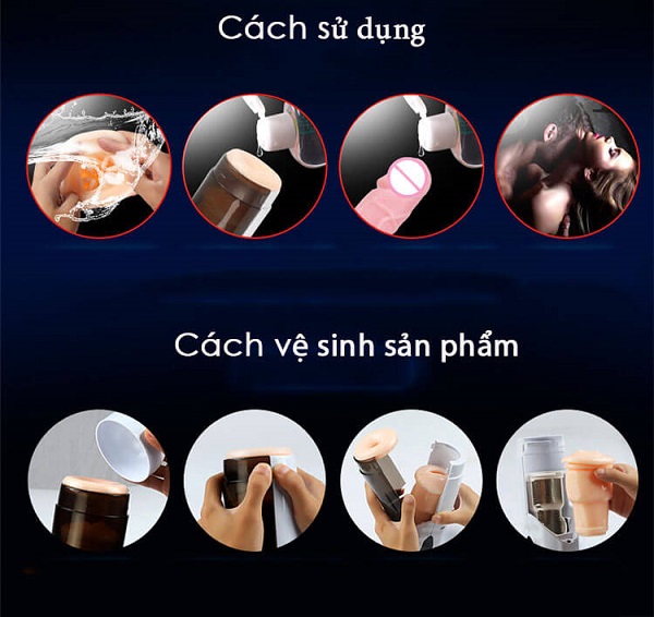 Cách sử dụng máy thủ dâm tự động cho nam