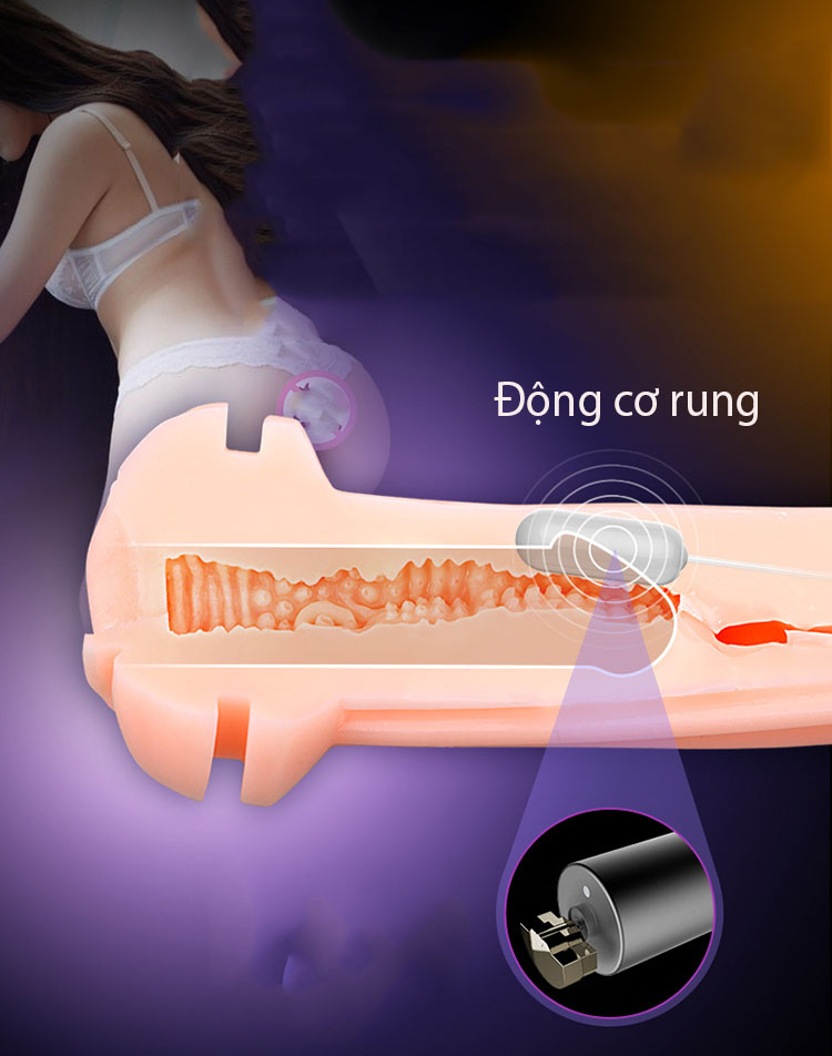 Âm đạo giả Leten Intelligent Vagina Cup rung rên tự động Âm đạo giả Leten Intelligent Vagina Cup rung rên tự động