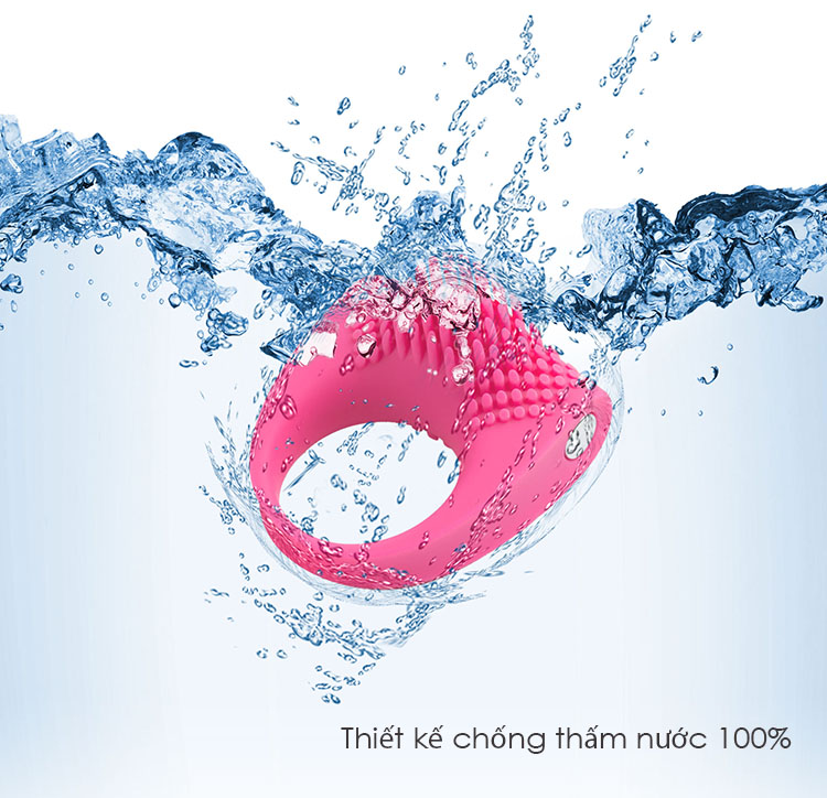 Vòng rung chống thấm nước 100% sử dụng vô cùng dễ dàng