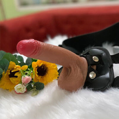 Dương vật giả silicon có dây đeo đặc ruột cho Lesbian Les kích thích điểm G Dương vật giả silicon có dây đeo đặc ruột cho Lesbian Les kích thích điểm G