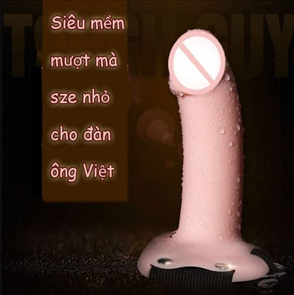 Dương vật dây đeo rỗng ruột siêu mềm siêu co dãn dành cho nam giới 