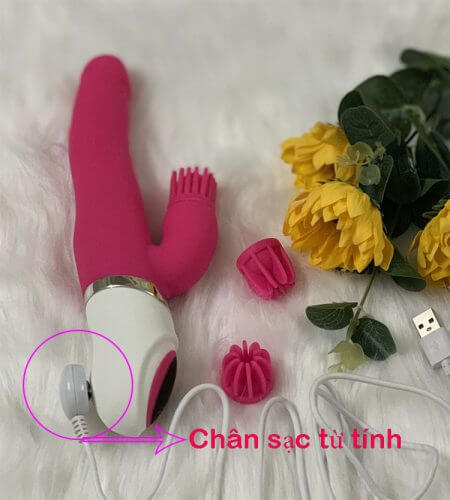 Dương vật giả cao cấp rung liếm cực sâu SexToy nu Dương vật giả cao cấp rung liếm cực sâu SexToy nu