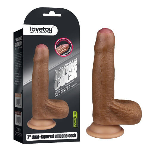 Dương vật giả da nâu có đế Lovetoy Nature Cock 7 inch là một sản phẩm đồ chơi tình dục gây kích thích âm đạo nữ Dương vật giả da nâu có đế Lovetoy Nature Cock 7 inch là một sản phẩm đồ chơi tình dục gây kích thích âm đạo nữ