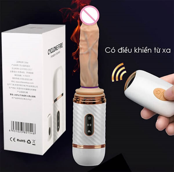 Dương vật giả Cyclone Fire được sử dụng động cơ mạnh mẽ kết hợp với bộ điều khiển từ xa làm cho sản phẩm trở lên tiện lợi dễ sử dụng Dương vật giả Cyclone Fire được sử dụng động cơ mạnh mẽ kết hợp với bộ điều khiển từ xa làm cho sản phẩm trở lên tiện lợi dễ sử dụng
