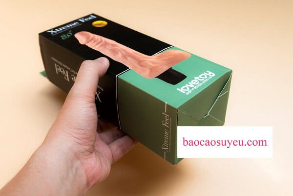Bao bì sản phẩm dương vật giả được thiết kế sang trọng, tinh tế, đem đến sự hài lòng tin yêu của phái đẹp