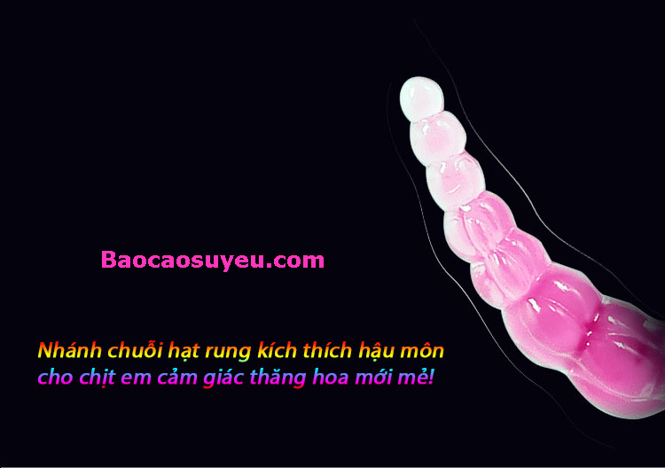 Sextoys có nhánh chuỗi hạt kích thích hậu môn cùng với âm đạo Sextoys có nhánh chuỗi hạt kích thích hậu môn cùng với âm đạo