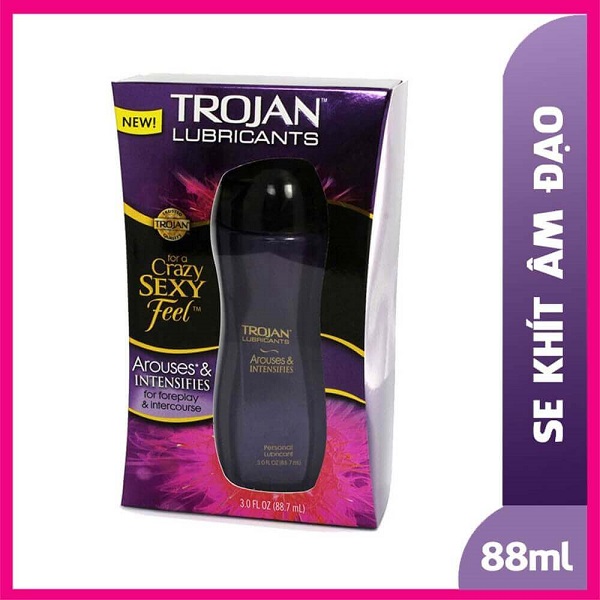 Trojan Arouse & intensifies là một loại keo bôi trơn kích thích, se khít và tăng khoái cảm