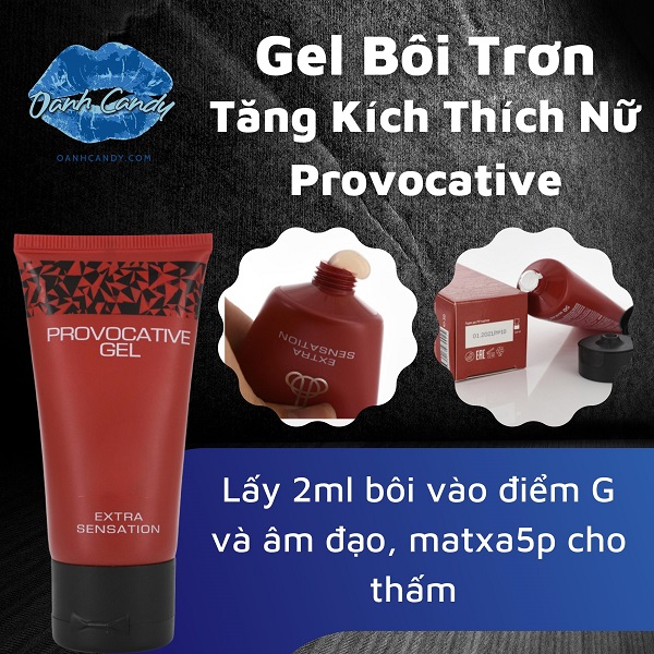 Gel Provocative bôi trơn tăng khoái cảm cho phụ nữ Gel Provocative bôi trơn tăng khoái cảm cho phụ nữ