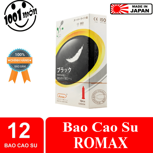 Bao Cao Su Siêu Mỏng Siêu Trơn RoMax - Nhật Bản Bao Cao Su Siêu Mỏng Siêu Trơn RoMax - Nhật Bản