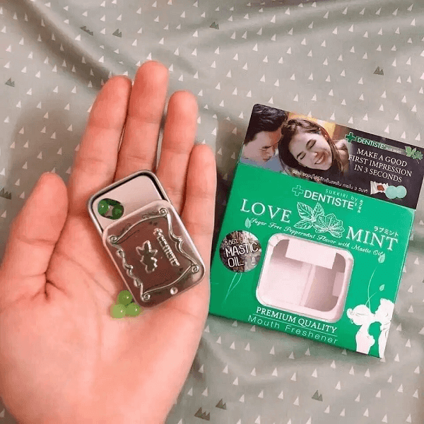 Love Mint hay còn gọi kẹo Dentiste Mastic mint: Đây là loại kẹo phòng the kích dục nhập trực tiếp từ nhà thuốc tại Thái Lan Love Mint hay còn gọi kẹo Dentiste Mastic mint: Đây là loại kẹo phòng the kích dục nhập trực tiếp từ nhà thuốc tại Thái Lan