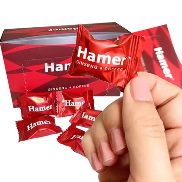Kẹo sâm Hamer là sản phẩm được chiết xuất 100% tự nhiên Kẹo sâm Hamer là sản phẩm được chiết xuất 100% tự nhiên