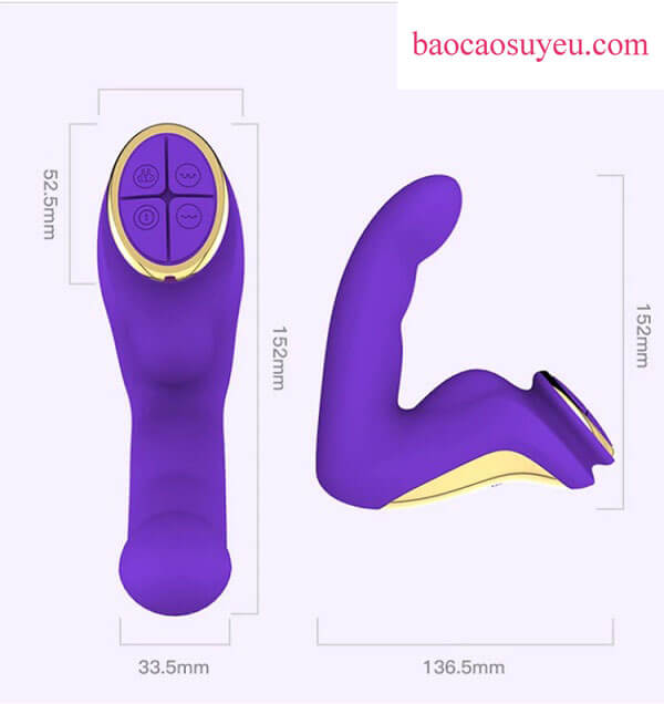 Máy rung điểm G mini thiết kế nhỏ gọn, tay cầm tiện lợi và có thể dễ dàng mang theo bên mình 