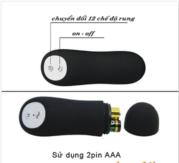 Trứng rung hậu môn rung 12 chế độ Trứng rung hậu môn rung 12 chế độ