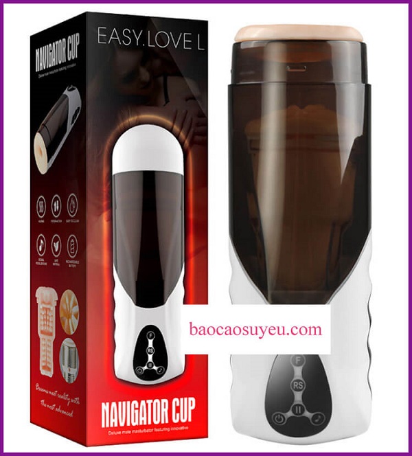 Âm đạo giả tự động Navigator Cup- Sục bú sưởi ấm cực phê