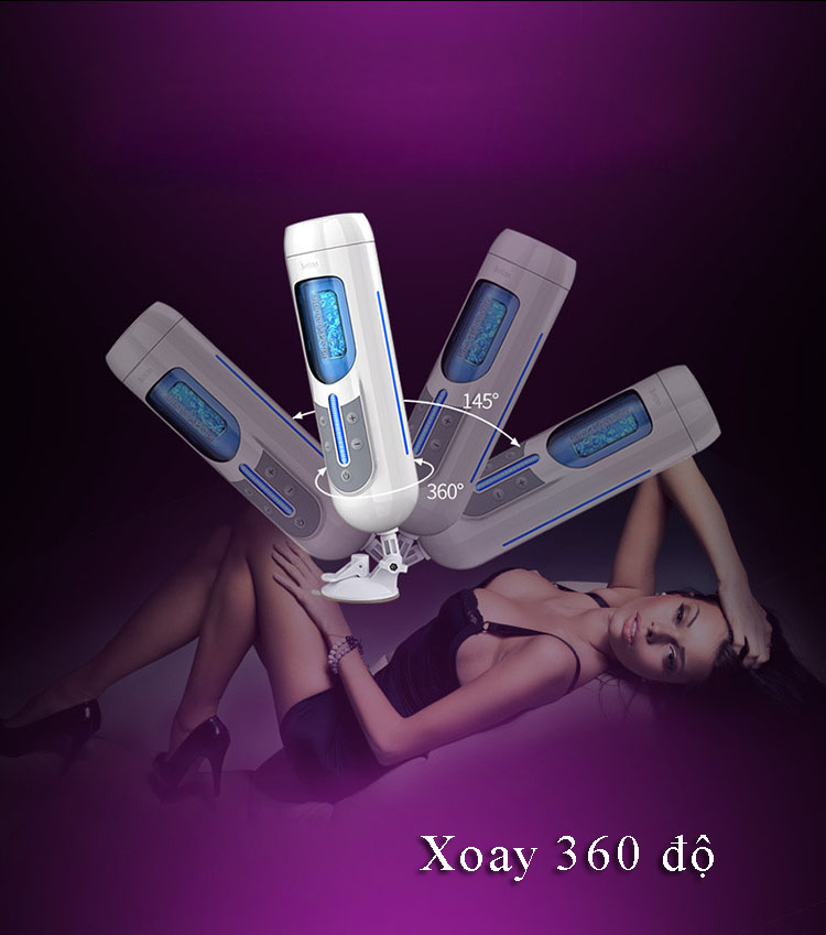 Máy bú cặc xoay 360 độ đa năng