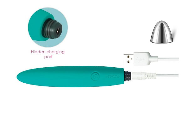 Máy massage điểm G Svakom Daisy kiểu dáng pin sạc qua cổng USB. Cổng sạc ẩn Máy massage điểm G Svakom Daisy kiểu dáng pin sạc qua cổng USB. Cổng sạc ẩn