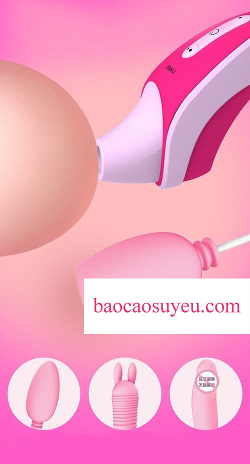 Máy rung âm hộ sẽ từng bước đi sâu vào bên trong "cô bé" kích thích điểm G liên tục và nhanh chóng lên đỉnh 
