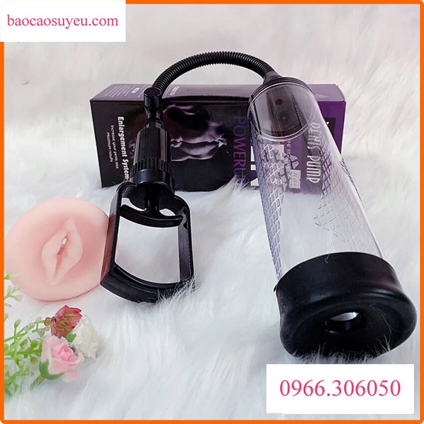 Máy tập to dương vật Men PowerUp bơm tay