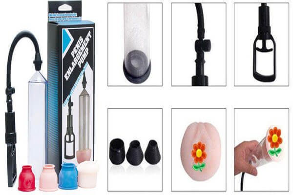 Máy tập dương vật Penis Enlargement Pump tác động bằng lực vật lý lên dương vật nên rất an toàn Máy tập dương vật Penis Enlargement Pump tác động bằng lực vật lý lên dương vật nên rất an toàn