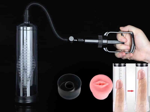 Man Penis pump làm dương vật to và dài nhanh hơn
